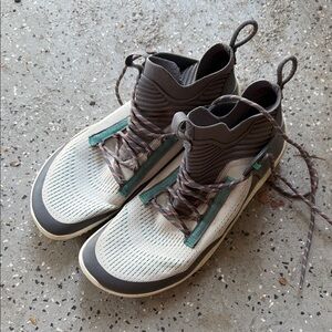 Men's Vivo Barefoot MAGNA SG WP Trail Shoes in Gray and Green Size 11/EU 44